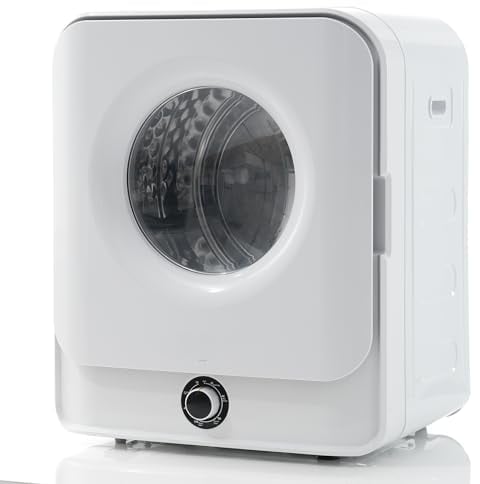 Merax klein Wäschetrockner mit 5 Programme, wandmontierbar Ablufttrockner mit Überhitzungsschutz und Mehrfachfiltration, 3KG/ tatsächlich bis 4,5KG, 830W