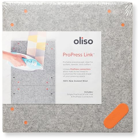 oliso PP23200926 ProPress Link Multipurpose 100% Wool Felt Ironing Pressing Mat