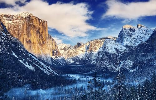 GUOHLOZ 1000 Piezas, Puzzle Adultos, Sierra Nevada, Paisajes, 75x50cm