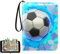 Sammelalbum Fußball Karten, 4 Taschen 55 Seite Sammelkarten Album für bis zu 440 Karten, Karten Ordner Heft mit Reißverschluss zum Sammeln und Tauschen, Geschenk für Kinder