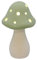 Shudehill Giftware Mushroom Glow Light Up Lamp Ornament - Grey, Sage or Pink Matt Finish (Sage)