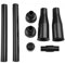 BBTISG 8 Teiliges Springbrunnen Düsen Set, 4 Verschiedene Düsen Wasserfall Kopf Set Verstellbare Höhe Gartenbrunnen Düsenset für Verschiedene Teichtiefen