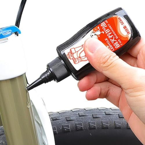 Mountainbike Gabelöl, 60 ml Gabelöl für Motorräder, Vorderradgabel Stoßdämpferöl, Fahrradschmiermittel für Mountainbike-Gabeln, Fahrradgabel Aufhängungsschmiermittel mit hoher Temperaturbeständigkeit