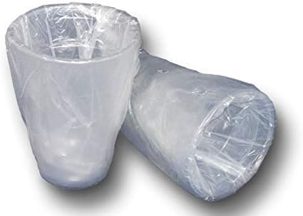 Individually Wrapped 8oz Plastic Cups. Premium Quality Clear Hygenic Disposable Cups - Pack of 500