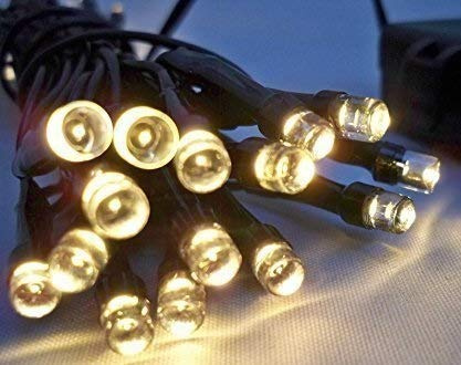 Best Artificial LED Battery Powered String Lights for Christmas Garlands (Warm White, 100 LED's (Perfect for 12ft Garland))