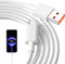 AIAUXAI 120W Cavo USB C 3 Metri per Xiaomi 15 Ultra 14T 13T 12 11T Pro Pad 6 45W Type-C Ricarica Rapida per Redmi 14C 13C Note 14 13 12 Pro Pad SE Ricarica 90W per Black Shark 5 Pro 4 3 POCO X7 F6 M6