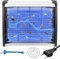 Insetticida elettrico, 4 W, lampada per zanzare, trappola per insetti, con cavo, lampada per zanzare, lampada a LED, per cucina, casa, cortile
