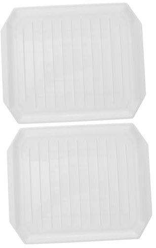 DECHOUS 2pcs Bacon Grill Pan Microwave Baking Tray for Eggs Sausage Rack Kitchen Cooking Tool Baking in Microwave