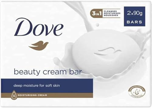 Dove Beauty Cream Bar Seife, fest, verschiedene Düfte, 2 x 90 g (1 Einheit, Original)