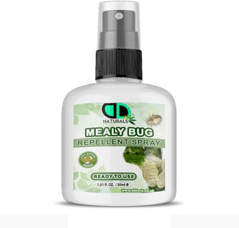 100% Natural Mealy Bug Repellent Spray – Organic Plant Protection – Fast Acting Natural Pest Control – Multipurpose Protection for Houseplants & Gardens – Eco-Friendly (30ml Spray)