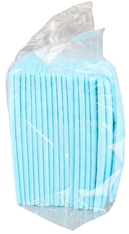 RASTKY Windeln für Haustiere, Urin-Einlagen für Haustiere, Stark, Wasserabsorbierend, Weich, Windeln für , Hunde, Katzen, Welpen, Urin-Einlagen, 20 Stück (Kleine Größe 33*45 (20 Stück))