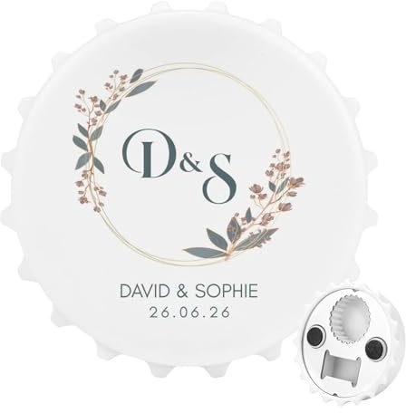 Personalised Bottle Opener with Magnet,Personalised Fridge Magnet,Wedding Favors for Guests,Add Your Own Photo,Custom Party Favors in Bulk,Wedding Favor Guest