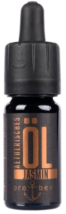 ätherisches Jasminöl 10ml – 100 % JASMINum Grandiflorum – NATÜRLICH & LABORGEPRÜFT – floraler Jasminduft – GC/MS im deutschen Labor getestet – Aromatherapie & Kosmetik – Miron-Glas mit Pipette