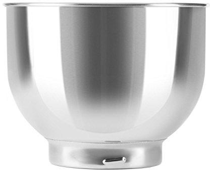 KLARSTEIN Bella Silver Multifunction Food Processor Blender Mixer (Suitable for Egg White Peaks, 3 Pieces, 6 Levels of Speed, 5L Stainless Steel Bowl, Easy to Clean, 1200 W)