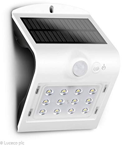 Luceco LEXS22W40-01 Applique murale solaire à LED Blanc 1,5 W 4000 K