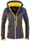 Rock Creek Damen Softshell Jacke Windbreaker Regenjacke Übergangsjacke Softshelljacke Damenjacke Regenmantel Outdoorjacke Kapuze D-402 Grau M