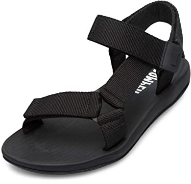 Camper Match, Sandalias Hombre, Black, 39 EU