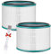 Air Purifier Filter Replacements for Dyson HP01, HP02, DP01 Desk Purifiers, HEPA Filter Compatible with Dyson Desk Purifier, Air Purifier Filter Replacement, Compare to Part # 968125-03, 2 Pack