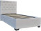 Habitat et Jardin - Lit Simple Tino en Simili Blanc avec Coffre Rangements 90 x 190 cm | Cadre de Lit 1 Place Design | Sommier à Lattes et Tête de Lit Inclus