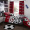 Catherine Lansfield Football 135x200 Duvet Cover and 1 80x80 Pillowcase Red