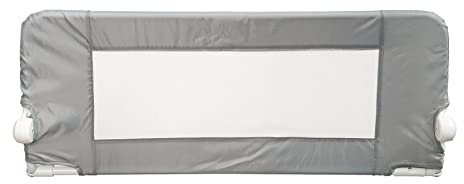Safetots Bettgitter Grau, 90cm breit x 40cm hoch, Bettschutzgitter für Kleinkinder zur Sicherheit, sicheres Kindergitter für Betten