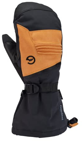 Gordini Men's Standard Gore-Tex Storm Mitten, Black Tan, Large