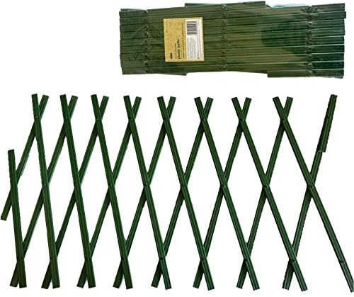 GIMOCOOL Treillis de Jardin Extensibles | Clôture en Treillis expansible en PVC,Treillis d'escalade rétractable, Panneaux de Support pour jardinière Murale d'intérieur, décoration Murale