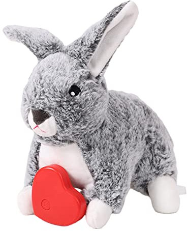 Colcolo Herzschlag Verhaltenshilfe Haustier Kuscheltiere Schlafhilfe Puppe Spielen Hund Komfortspielzeug Schlafender Kumpel Welpe Katzenspielzeug Lustige