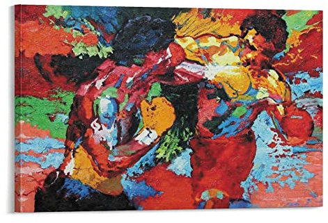YYKG Rocky Vs Apollo Creed Poster, dekoratives Gemälde, Leinwand, Wandkunst, Wohnzimmer, Poster, Schlafzimmer, 40 x 60 cm