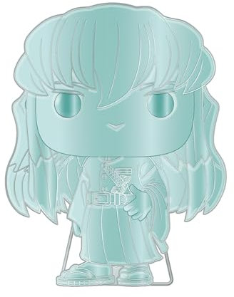 Funko Pop! Large Enamel Pin Demon Slayer: Muichiro Tokito - Giyu Tomioka - Demon Slayer Enamel Pins - Cute Collectable Novelty Brooch - for Backpacks & Bags - Gift Idea - Anime Fans