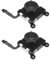 Lot de 2pcs Boutons de Rechange pour Joystick Analogique 3D Compatible avec Sony PS Vita Série 2000 Bouton de Commande Analogique 3D en Plastique, Noir