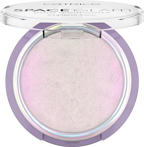 Catrice Space Glam Holo Highlighter N°010 Multicolore Longue durée instantané Intense Shimmer Végétalien Sans huile Sans parfum Sans alcool 4,6 g
