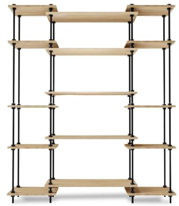 Master Regale DEKO Regalsystem: 2 Standregale 185x43x35 und Erweiterung 85x35cm