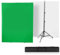 Vielseitiger Hintergrundständer, 6.5x7.8ft knitterfester zusammenklappbarer Hintergrund Chromakey-weißer/grüner Bildschirm für Fotostudio-Videoaufnahmen, Porträt-Headshot-Fotografie (2.4x2m 6.5x7.8ft)