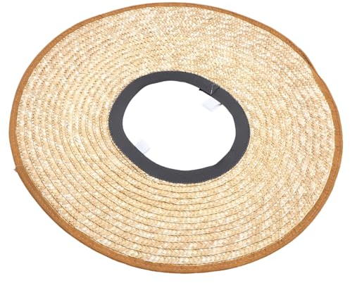 Uonlytech Schutzhelmvisier Sonnenschutz für Arbeiter Stroh Krempe Helmzubehör Atmungsaktiv für Bauarbeiter Männer Helmabdeckung Sonnenblende Hutüberzug für Bauhelm