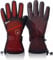 Beheizte Handschuhe mit Touchscreen, wiederaufladbarer 5500 mAh Akku, Heizhandschuhe für Damen und Herren, 3 Temperaturstufen, Heizung, batteriebetrieben (TG01, L)