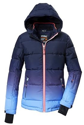 killtec Mädchen Skijacke/Ski-Steppjacke mit Kapuze und Schneefang KSW 330 GRLS SKI QLTD JCKT, lavendel, 128, 42469-000