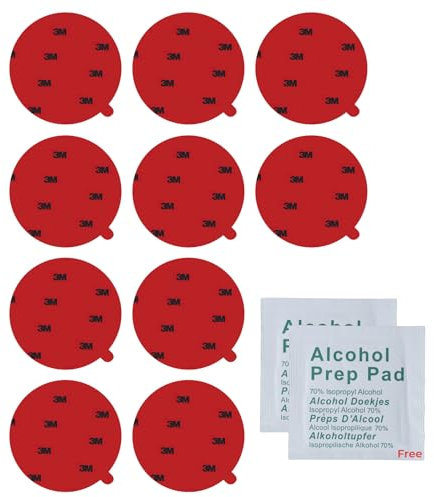 INDIAN STORE 24 3 M CP5108 Nastro biadesivo Nastro professionale extra forte Nastro in schiuma acrilica Nastro in schiuma Superfici metalliche verniciate Automotive 3 M CP5108, 80mm diameter_10 Stück