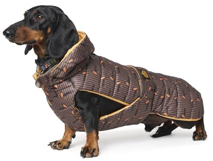 Fashion Dog wasserfester Hunde-Steppmantel speziell für Dackel - 47 cm