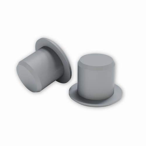 Sintrix-Fab - Boccole di ricambio per lucernari VELUX, compatibili con modelli GGU, GHU, GPU, confezione da 2, per la pulizia delle finestre da tetto (grigio)