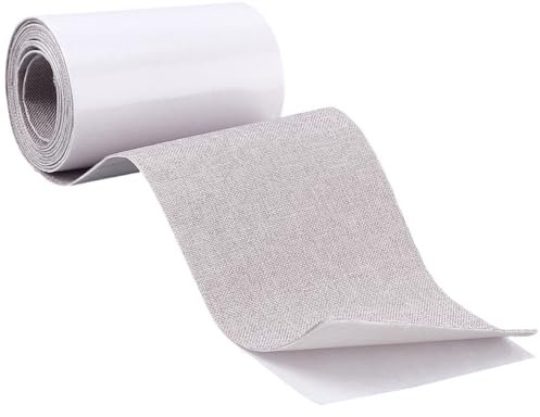 CRASPIRE Cinta Reparación Carpas 60 x 3 Pulgada Impermeable Autoadhesiva Lona Color Gris Claro. Parches Equipos Exterior Reparar Cubiertas Barcos Carpas Sofás Sombrillas Sillones Ropa Asientos Coche