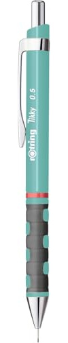 rOtring Tikky Pastell-Druckbleistift, 0,5 mm, Meerblau, HB-Mine, Komfortgriff, nachfüllbar, ästhetischer Schulbedarf, niedlicher Druckbleistift, 1 Stück