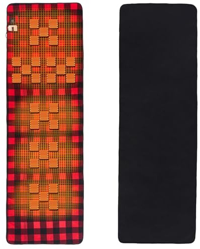Yplkm Beheizter Schlafsack-Innenliner,Weiche Faltbare Warme Verstellbare Decke | Heizbare Schlafsack Auflage - Für Männer und Frauen, Wandern, Outdoor, Picknick, Reisen, Zelte