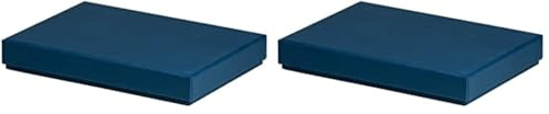 Rössler Geschenkbox mit Deckel für DIN A5 | Box mit Deckel | Geschenkbox Geburtstag | Karton mit Deckel | Geschenk Box | Geschenkkarton mit Deckel | Maße: 155x215x30mm | Farbe: Blau | Navy