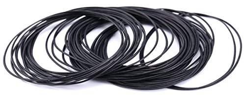 Hochwertige PREMIUM Dichtungen mit 0,3mm Schnurrstärke für Armbanduhren (Bodendichtung/O-Ring)