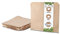 BIOZOYG braune Papierflachbeutel I Snack Taschen Papier 24,5 x 24,5 cm I Recyclingpapier 100% biologisch abbaubar I Snacktüten ungebleicht I Flachbeutel Snacktaschen 1000 Stück