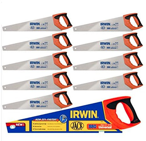 10 x Irwin Jack 880 8-TPI Universal Triple Ground 20/500mm Hand Wood Timber Saw