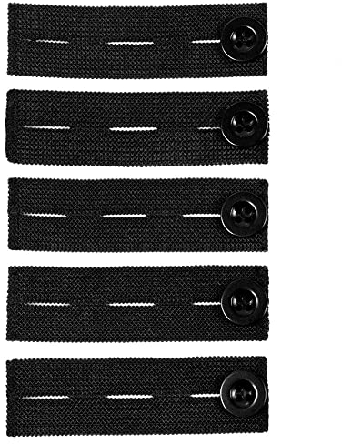 Taillen Extender Set,Elastic Pants Waist Extende 5 Pack Einstellbare Hose Button Extenders für Pants Jeans Schwangere Hosen