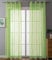 2er Set Ösenvorhänge Transparent »Uni« Gardine HxB 175x140 cm Apfelgrün Stores Vorhang Ösen Bleibandabschluß Wohnzimmer, 20332-cn2