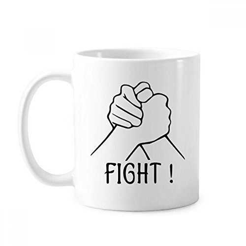 Tasse mit Wrestling-Motiv, Keramik, Kaffee, Porzellan, Geschirr
